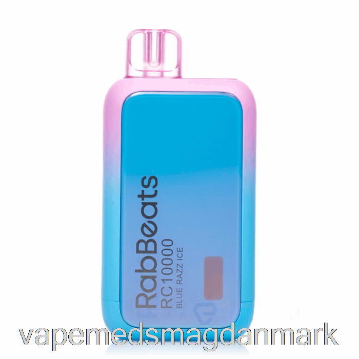 Vape Uden Nikotin Rabbeats Rc10000 Engangs Blue Razz Ice